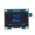 thumbnail image 1 of ziyahi Module OLED Écran d'Affichage de Table 3.3V/5V 12C Interface Auto-Éclairant Performance Stable FR4 Écrans LCD Bleu GND, 1 of 5