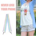 thumbnail image 4 of B-Wishy Para Blu View 2 Con Correa Fidget Stress Relief Phone Case Push Pop Bubble 3D Cartoon Funny Cute Silicone Cover Para Niñas Niños Adolescentes Funda Protectora Estética-Arco Iris (Rosa), 4 of 5