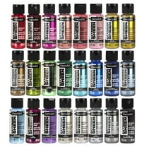 DecoArt Extreme Sheen Metallic Paint Starter Set, 24 Colors, 2 fl oz Bottles