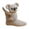 thumbnail image 3 of Calcetines de 3D con diseño de animales, suaves y cálidos, para mujer, calcetines creativos para suelo, regalos de cumpleaños coala, 3 of 7