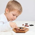 thumbnail image 2 of Puzzle de madera con forma de tangrama hexagonal para niños y adultos, 2 of 5