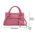 thumbnail image 4 of Jiibva Mini Shoulder Bag Female Handbags Small Crossbody Bag Vintage Leather Bag Ladies Handbags with Long Strap, 4 of 7
