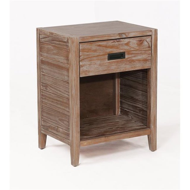 Glenwillow Home 1360000 Table de Chevet Alvesta - Pomme de Pin
