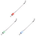 thumbnail image 1 of Alarma Pesca Carpa Wiggler Bobinas Acero Inoxidable Perchas Aparejos () Rojo, 1 of 8