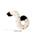thumbnail image 3 of YANGHONGY Poupée Queue d'Animaux de 14 Pouces Invention Beau Jouet Queue d'Animaux Blanc Jaune Maison de Jeu Accessoire de Performance Parent Enfant Jouets Interactifs, 3 of 6