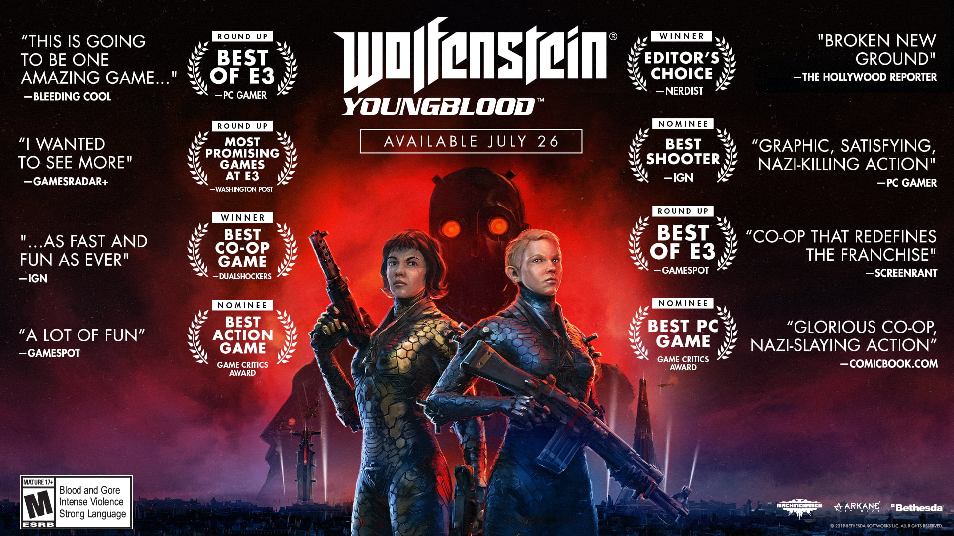  Wolfenstein: Youngblood - PC Deluxe Edition [ Exclusive  Bonus] : Video Games