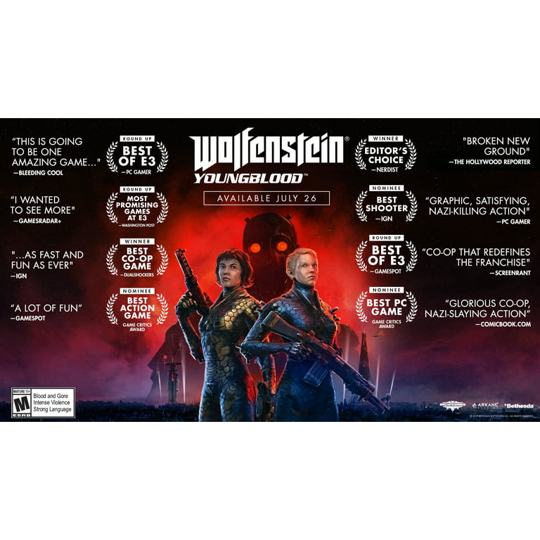  Wolfenstein: Youngblood - PC Deluxe Edition [ Exclusive  Bonus] : Video Games