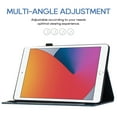thumbnail image 3 of Allytech Flip Case for iPad Pro 10.5 Inch 2017 and iPad Air 3 (10.5 Inch 2019, 3rd Gen), Lovely Pattern Slim PU Leather Wallet Auto Sleep Wake Shockproof Cover with Stylus Holder Card Slots, Darkblue, 3 of 8
