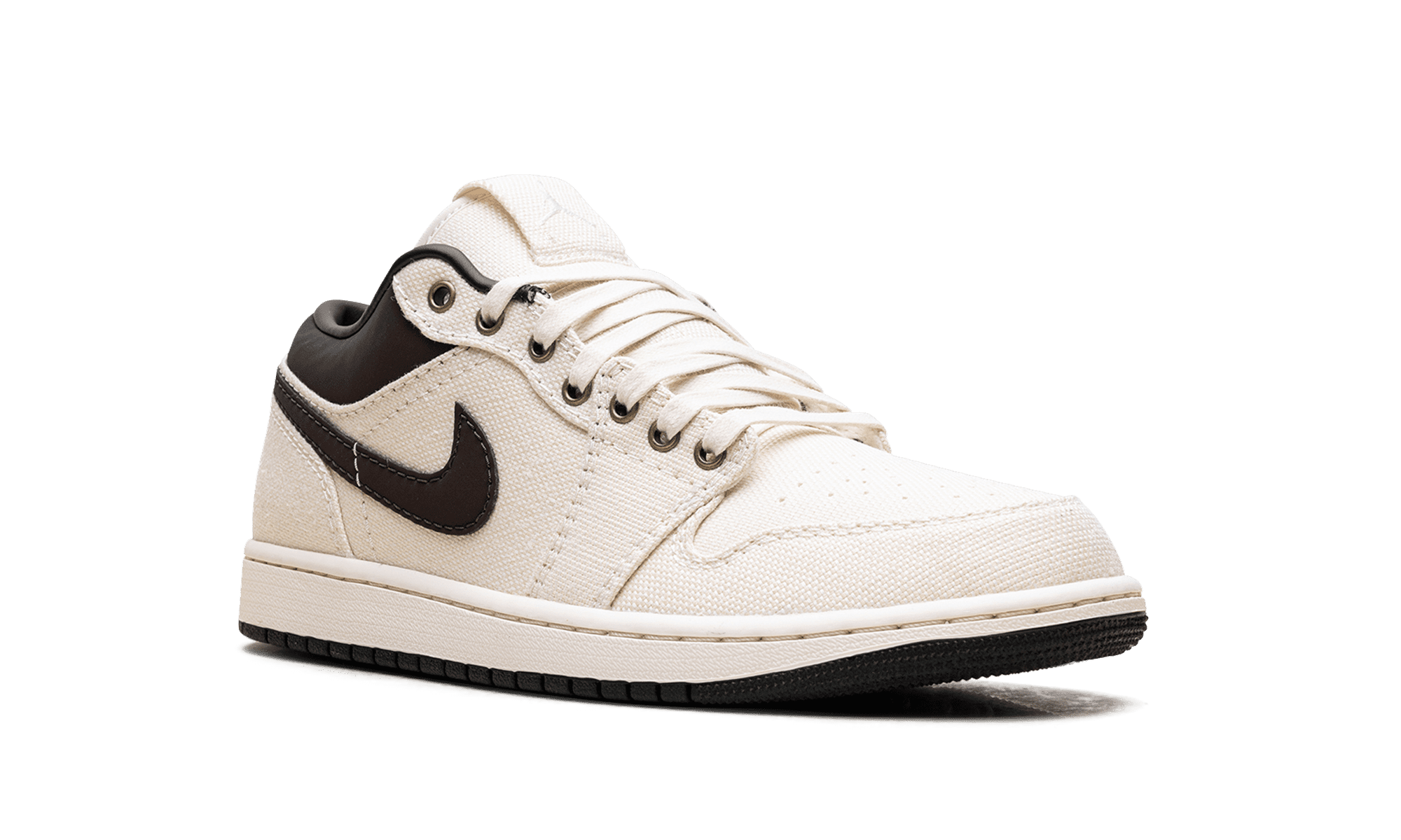 Jordan 1 Low Premium Pale Ivory Off Noir Baroque Brown. SIZE 9.5 - IB8058-110 Pale Ivory main image 2