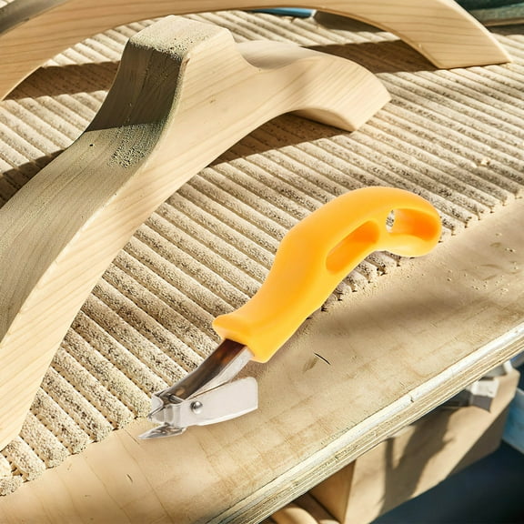 UPOUART Staple Remover 2Pcs 6.7X2.0X0.8In Yellow Carbon Steel