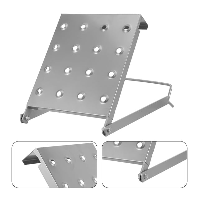 USHOBE Accesorio De Plataforma Para Con Antideslizante Y Estructura De Hierro Plateado