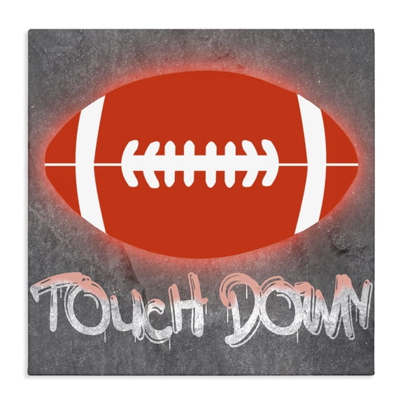 Stupell Industries Contemporary Touch Down Urban Sports Canvas Art, 24 x 24, by CAD Designs