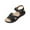 Black, variant on MLCDZ Sandals for Women Orthopedic Shoes: Comfortable Dressy Womens Wedge Sandal Summer Walking Wedges - Casual Platform Sandals with Adjustable Hook Loop Beige 42
