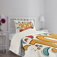 thumbnail image 3 of Ambesonne Colorful Quilted Bedspread Set 2 Pcs, Growing Old Image, Twin Size, Multicolor, 3 of 5