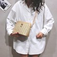 thumbnail image 4 of BLEEUS Women Bag Korean Straw Shoulder Bags Women Woven Crossbody Handbags Straw Bag, 4 of 10
