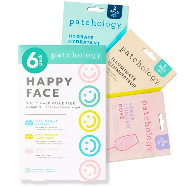 Mascarilla Patchology Perfect Weekend FlashMasque Kit (6 máscaras)