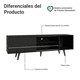 thumbnail image 4 of Mueble Mesa Para Tv Rack Madesa Dubai Hasta 65'' NN, 4 of 10