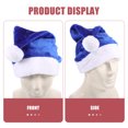 thumbnail image 2 of GOOHOCHY Gorro navideño Gorro navideño de Papá Noel Gorro navideño de peluche Gorro navideño de Papá Noel Accesorio para mujeres Hombres, 2 of 8