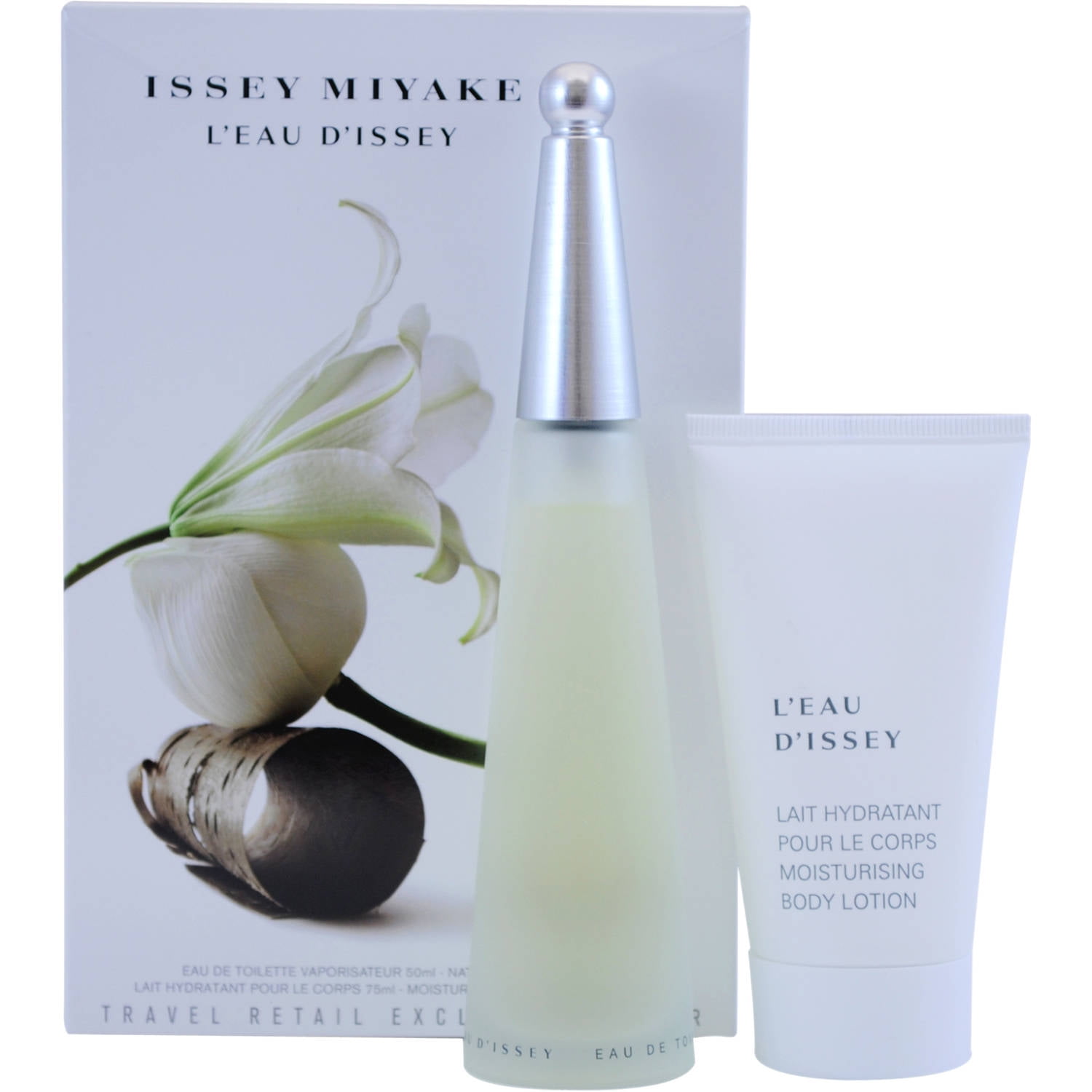 L'eau D'issey by Issey Miyake for Women - 2 Pc Gift Set 1.6oz EDT Spray, 2.5oz Moisturising Body