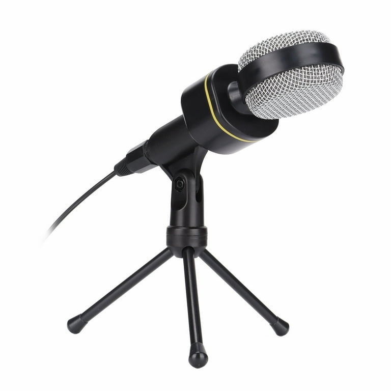Zerone Asmr Microphone,Mic For PC,Gaming Microphone Omnidirectional Low  Noise Compact Portable Durable ABS Online Recording Supplies For PC