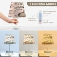 thumbnail image 4 of WOBOGO Cute Mink Table Lamps Bedroom 3-Speed Dimmable Farm Style with Fabric Shade for Reading and Home Office, 4 of 8
