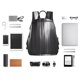 thumbnail image 4 of Fotbe Monochrome Abstract Lines Mochila Ligera para Hombres y Mujeres - Duradera y Resistente al Agua, Ideal para Escuela, Trabajo, Viajes y Uso Diario, 4 of 7