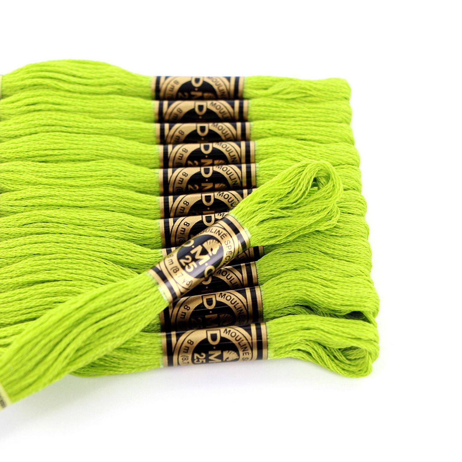 DMC Green Cotton 6 Strand Floss 8m