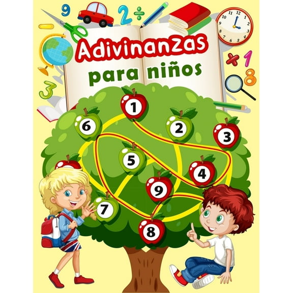 Adivinanzas para niños: Libro de actividades variadas para niños de 8 a 12 años - Sopa de letras, Sudoku, Descifrar palabras, Laberintos, Dibujar, Páginas para colorear (Paperback)
