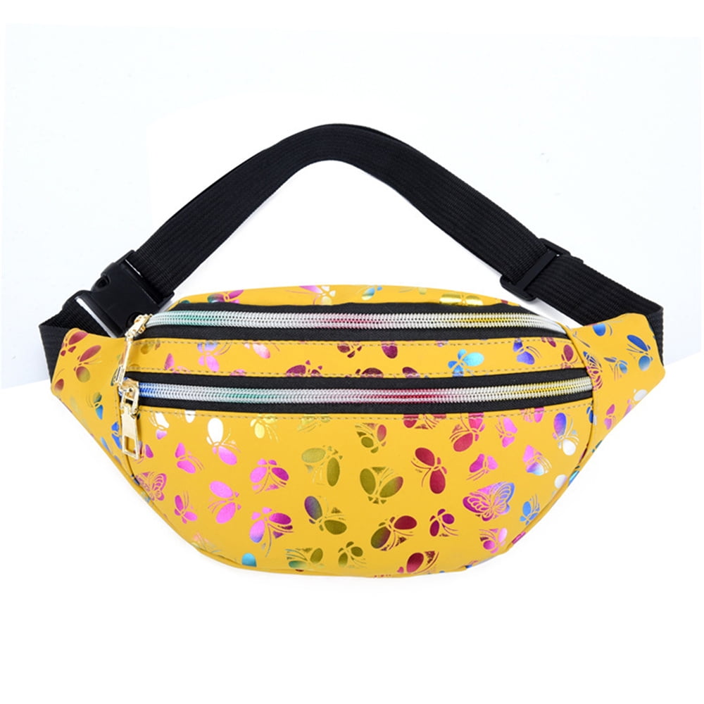 Laser Waterproof Waist Pack Crossbody Bag Women Fanny Pack Female Belt Bag