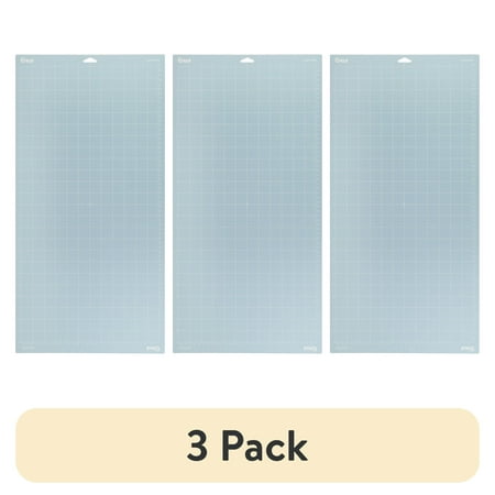 (3 pack) Cricut LightGrip Machine Mat, 12 in x 24 in, Blue