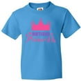 thumbnail image 3 of Inktastic Birthday Princess, Little Princess, Crown, Stars Youth T-Shirt, 3 of 5