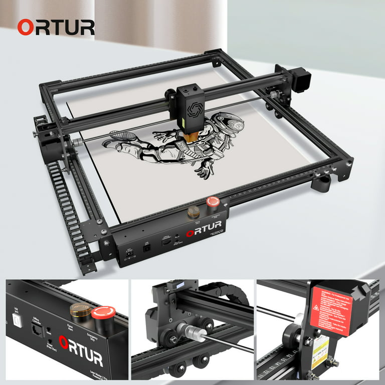 Ortur Laser Master 3 LE 5.5W 10W Built-in Air Assist Nozzle 15000mm/min  Engraving Speed and App Control Laser Engraving Machine