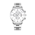 thumbnail image 2 of Reloj de cuarzo de moda para hombre, diseño calado, caja de aleación, correa de cuero, reloj de pulsera informal de negocios, reloj de aleación., 2 of 6