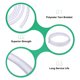 thumbnail image 4 of Uxcell tubo flexible trenzado claro de alta presión de 1/2" ID x 3/4" OD, 10 pies para dispensar agua, aceite y líneas de aire, 4 of 7