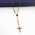 thumbnail image 3 of HOOUN Luminous Catholic Christ Jesus Cross Plastic Rosary Necklace Souvenirs Gifts-A13, 3 of 8