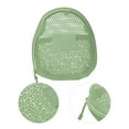 thumbnail image 3 of Bolsas de maquillaje de malla de mano únicas 1 Pc de poliéster verde matcha 4.92in, 3 of 5