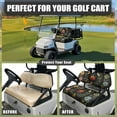 thumbnail image 4 of Binienty 2 Piece Golf Cart Seat Covers Floral Ladybug Club Car DS Precedent Golf Car Seat Cushion Cover and Backrest Cover Universal Fit for All Weather, 4 of 8