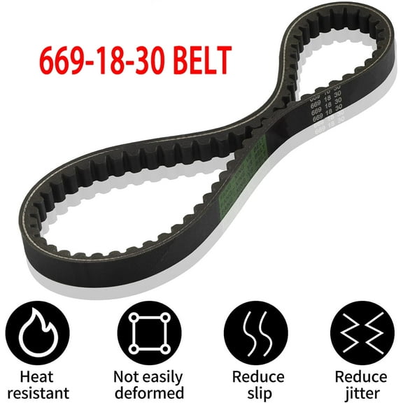 Kids ATV Parts Drive Belt Replacement, 66918 30 for GY6 49cc 50cc Scooters, ATVs