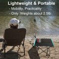 thumbnail image 3 of DUNCHATY Portable Camping Table, Aluminum Top, with Carry Bag for Picnic, Beach, BBQ, Outdoor Cooking, Large, 3 of 6