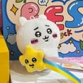 thumbnail image 5 of Llavero colgante de peluche de dibujos animados de Chiikawa, decoración de mochila, muñeco de estrella fugaz periférico de anime, amigos, niños, felices fiestas, 5 of 5