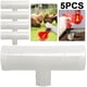 thumbnail image 1 of Conector Deslizante en T Plástico 3 Vías para Instalación Tuberías PVC 30 Piezas (20 Mm), 1 of 6