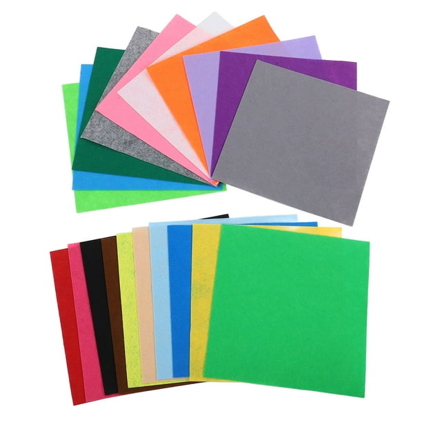 Craft Felt Sheets 20 x 30 cm -60 Colors Multicolor 