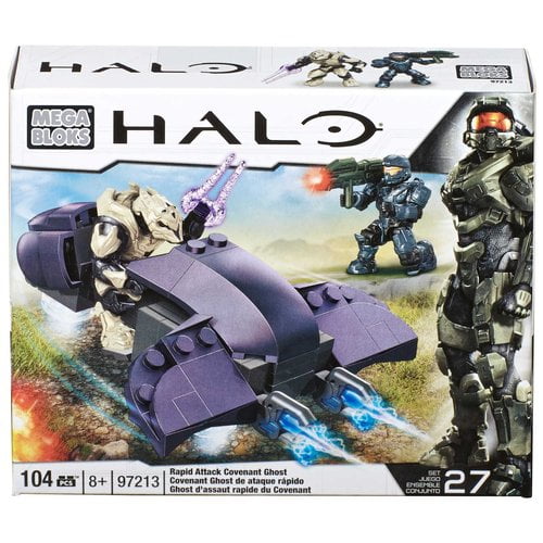 Mega Bloks Halo Rapid Assault Covenant Ghost Play Set