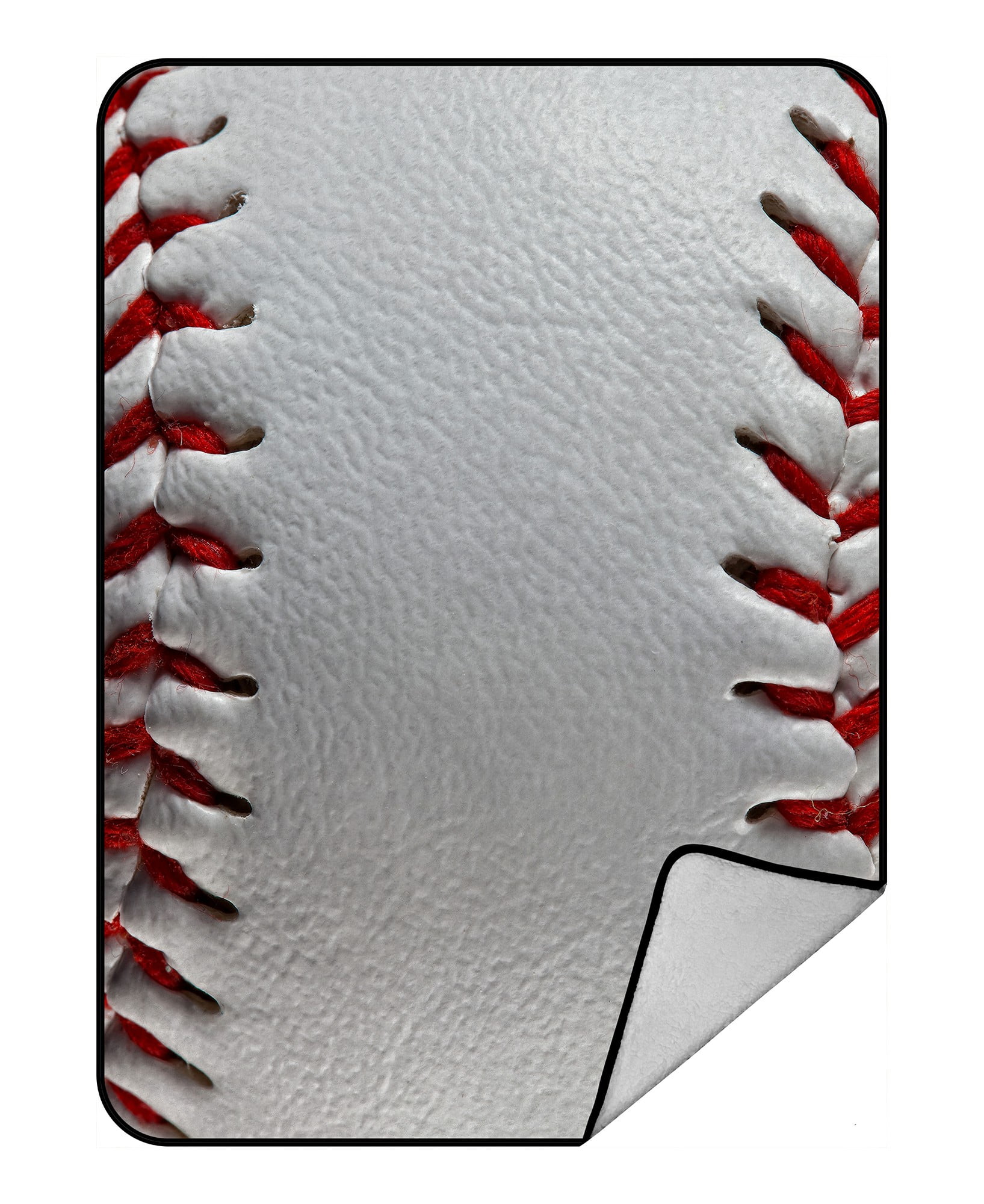 ECZJNT A Close Up Baseball Showing Texture Leather Throw ...