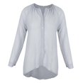 thumbnail image 1 of Moda mujer damas suelta gasa casual de manga larga Tops blusas SG, 1 of 9