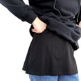 thumbnail image 1 of Women Shirt Extender Adjustable Layered Fake Lower Sweep Half Slips Underskirt, 1 of 5