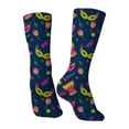 thumbnail image 6 of YOZGXEG Compression Socks For Women Soft Animal Knitted Mid-Calf Socks Sweet Patterns Stretchable Polyester 1Pc Pink One Size, 6 of 7