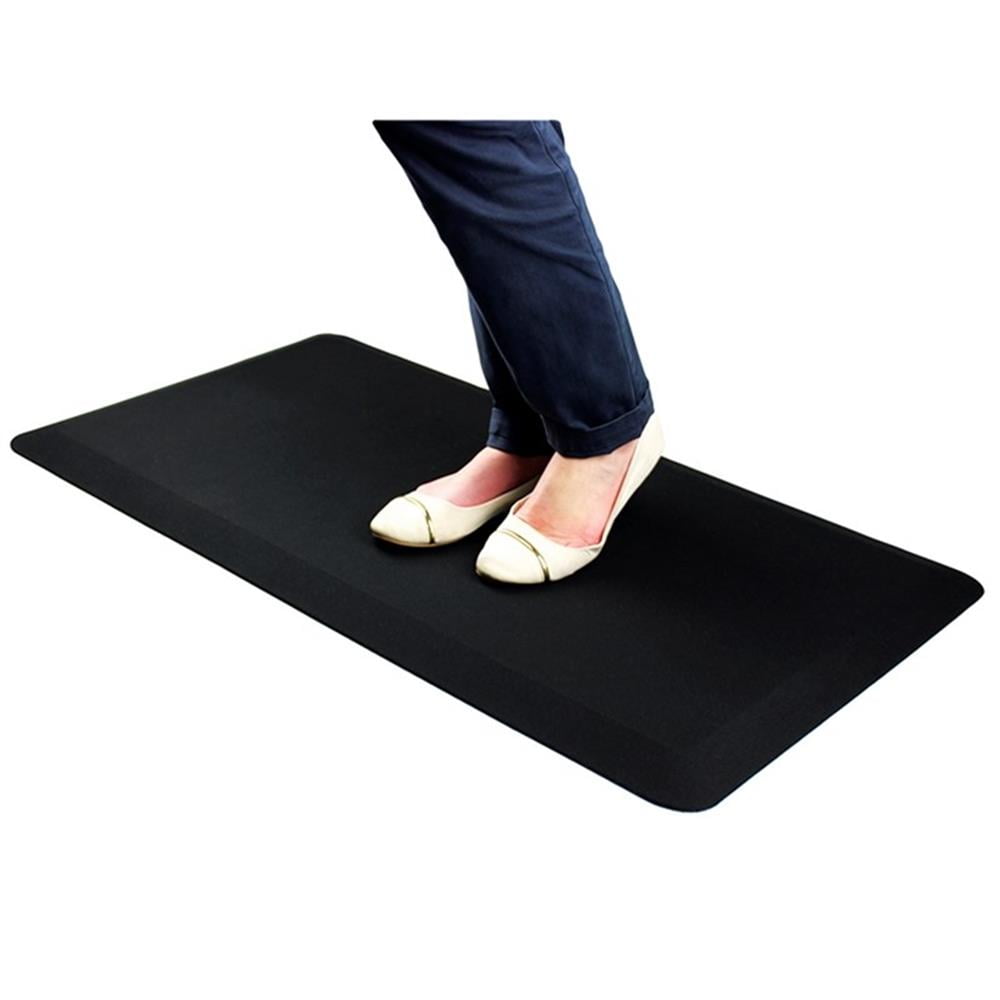 Floortex® Black Standing Comfort Mat - 20 x 32"