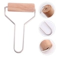 thumbnail image 2 of MasteelfCA Rouleau d'Argile en Bois Outil Professionnel de Marquage d'Argile Simple avec Poignée en Fer, 2 of 7