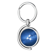 thumbnail image 1 of Una estrella de la suerte. Rotating keychain Metal Keyring Holder, 1 of 2
